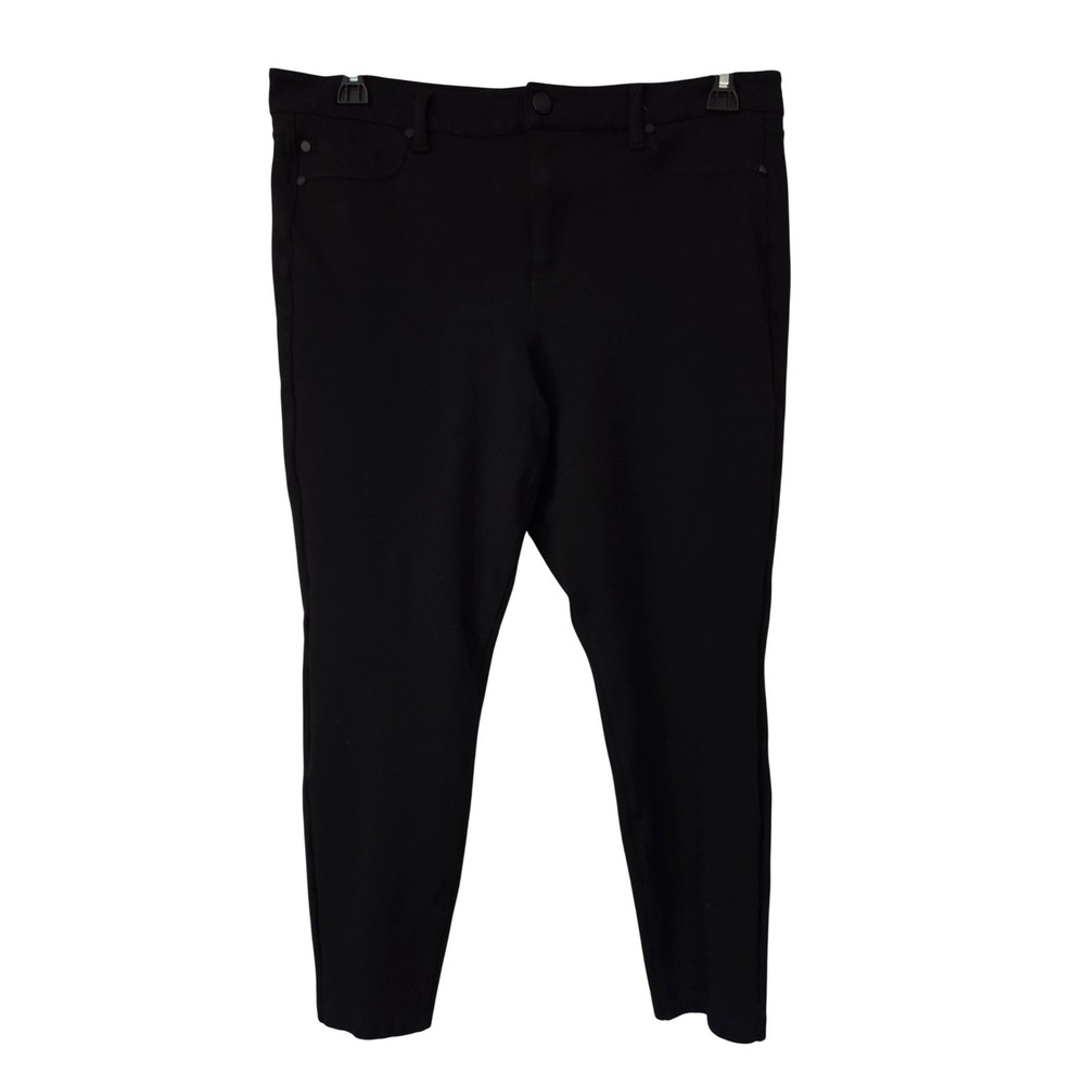 Liverpool Petite Tapered Leg Ponte Pants Womens‎ Petite 16/33 Black